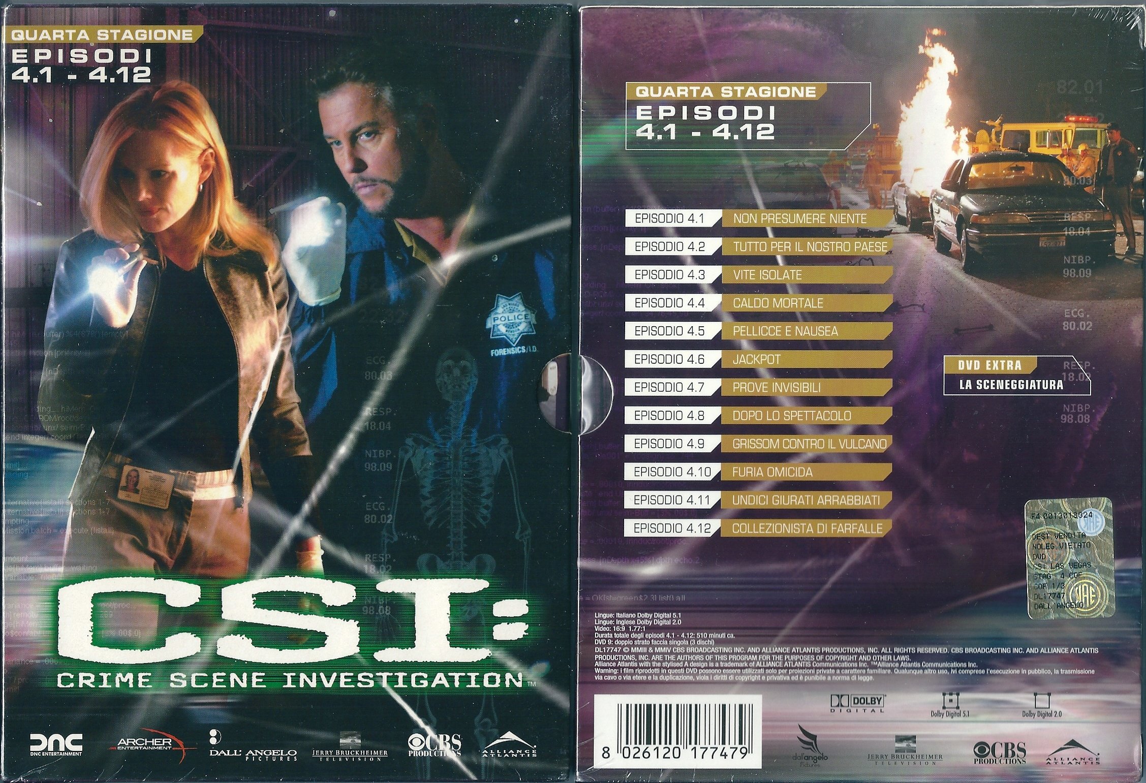 CSI - Crime Scene Investigation Stagione 04 Episodi 01-12: Amazon